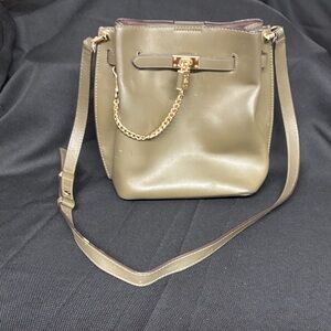 Michael Kors Khaki Crossbody with Gold Chain